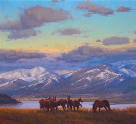 "Taking in the View" by Michael Albrechtsen - Auction record, sale price, and art valuation. Compare with similar artists and explore comparable artworks.