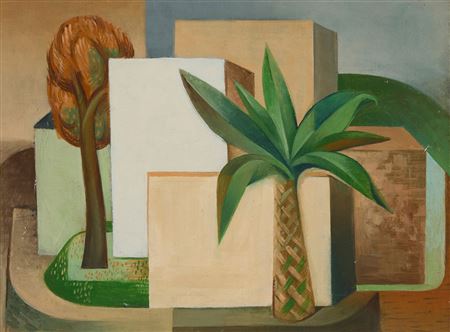 Untitled (buildings with palm tree)