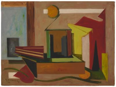 Geometric abstract composition