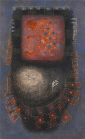 Composition with figure and animal, 1965