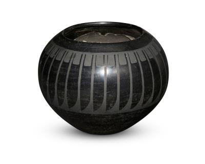Blackware Pottery Jar