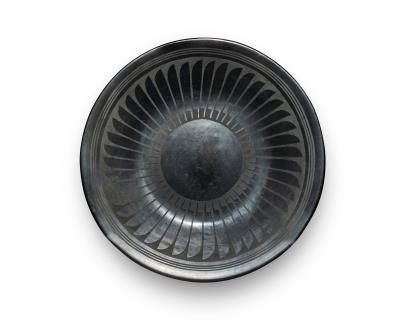 Blackware Pottery Plate