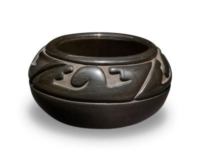 Blackware Pottery Jar