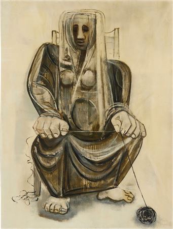"Figure with Twine"