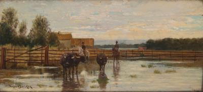 European farm scene, likely Denmark