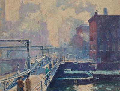 The Coffee House (View of the State Street Bridge, Chicago)