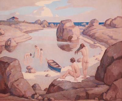 Pacific Grove bathers