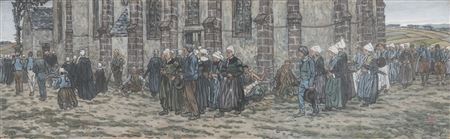 Le Pardon de Sainte-Anne-la-Palud, 1892 by Henri Riviere - Auction record, sale price, and art valuation. Compare with similar artists and explore comparable artworks.