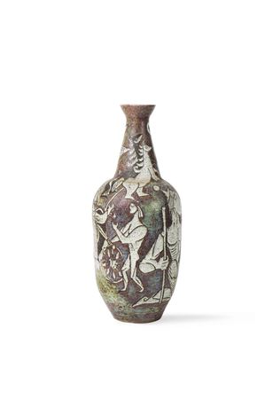 Monumental Sphinx vase, 1954 by Jean Derval - Auction record, sale price, and art valuation. Compare with similar artists and explore comparable artworks.