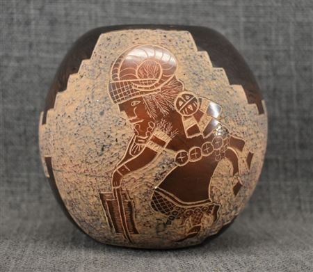 SANTA CLARA POTTERY VASE