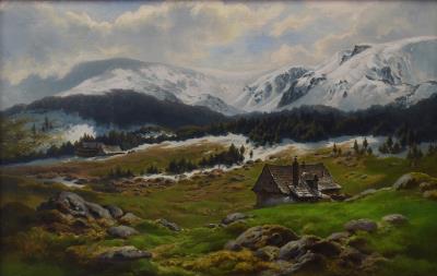 Landschaft in den Südtiroler Alpen