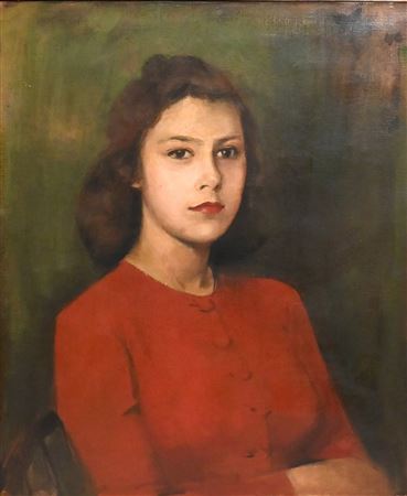 Portrait of a Rose (portrait of a woman in red)