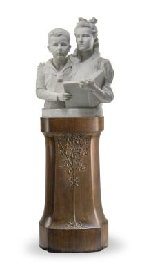 Bust of the siblings Hans and Felicitas Ficker