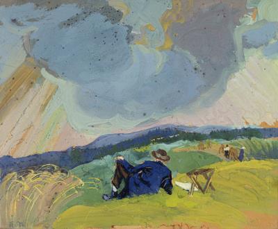 Thunderstorm Mood by Karl Stirner - Auction record, sale price, and art valuation. Compare with similar artists and explore comparable artworks.