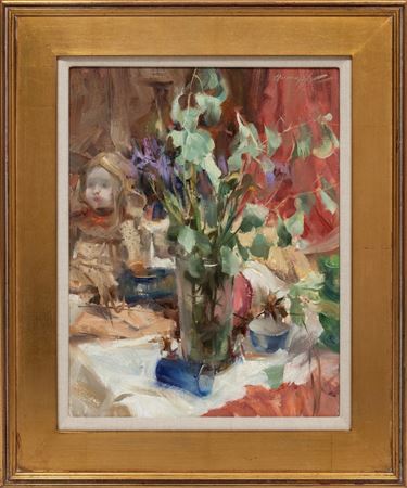 Eucalyptus and Porcelain Doll