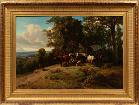 Chariot Attelé sur Fond de Paysage Montagneux by Louis Derickx - Auction record, sale price, and art valuation. Compare with similar artists and explore comparable artworks.