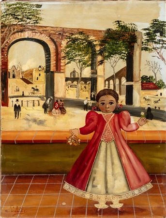 "Niña con Flores"