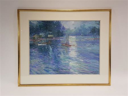 Tahiti by Guy Huze - Auction record, sale price, and art valuation. Compare with similar artists and explore comparable artworks.