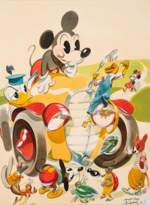 Mickey's car