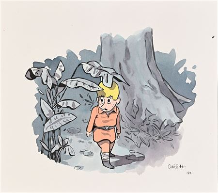 Original illustration Ecoline
