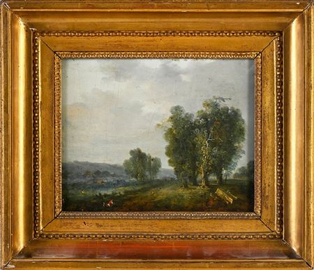 Presumed view of the Seine hillsides