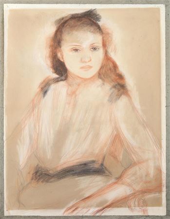 Study for the portrait of Mlle ADAM (Madeleine ADAM (1873-1955))