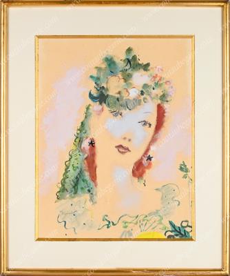 Portrait of a young elegant woman