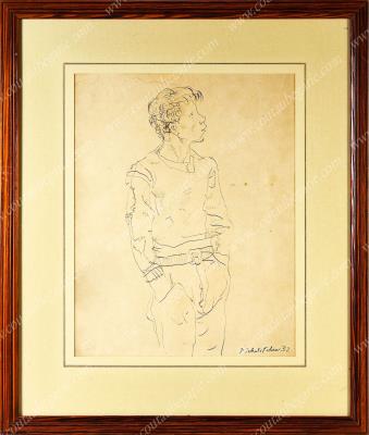 Portrait of a young boy with his hands in his pockets