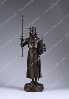 King Louis IX (Saint Louis) in a Crusader's Habit