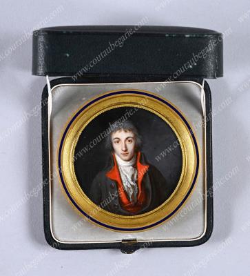 Portrait of a Man Wearing a Frock Coat with a Frilled Shirt