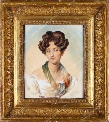 Presumed portrait of the Countess d'Abzac