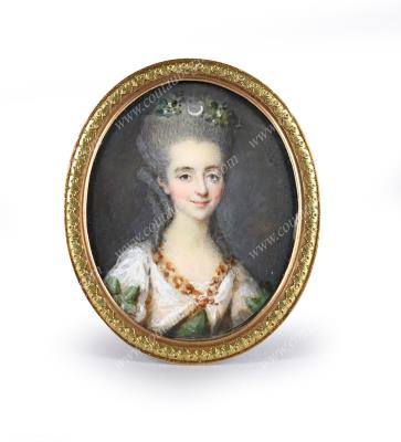 Portrait of Countess Louis de Pons, née Emmanuelle de Cossé-Brissac as Diana the Huntress