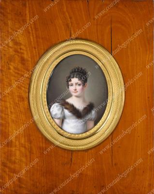 Portrait of Pauline Le Bas de Girangy, Marquise Richard de Curty d'Ivry (1797-1852)