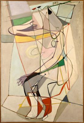 Seated woman