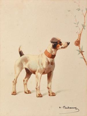 Dog with Snail