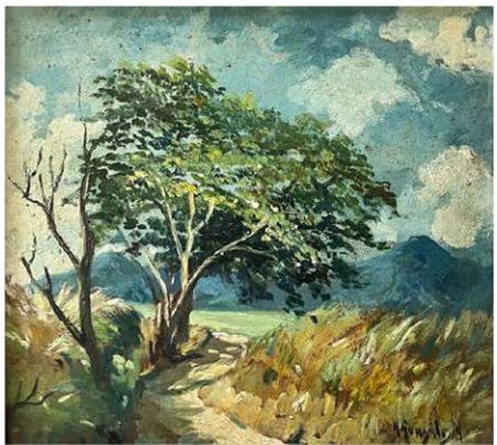 Tree and road
