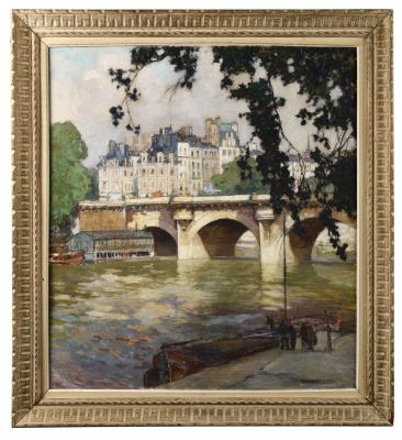 Paris, the Seine, the Pont-Neuf and the Cité