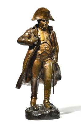 Emperor Napoleon I walking, full-length.