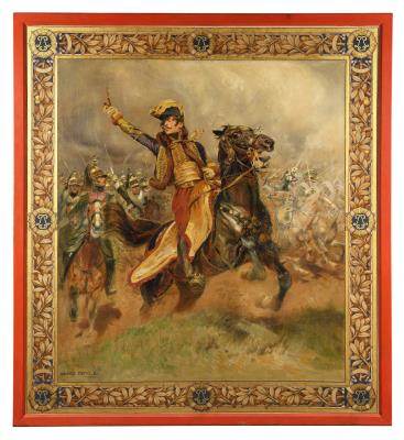 General Lasalle's last charge at Wagram