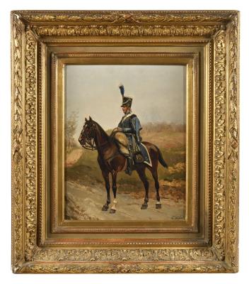 Hussar of the 10th Regiment. First Empire period