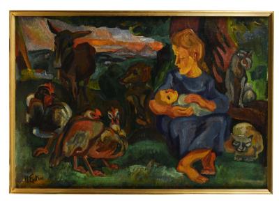 Maternity with animals