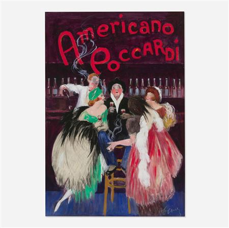 Americano Poccardi : Maquette 1922 by Leonetto Cappiello - Auction record, sale price, and art valuation. Compare with similar artists and explore comparable artworks.
