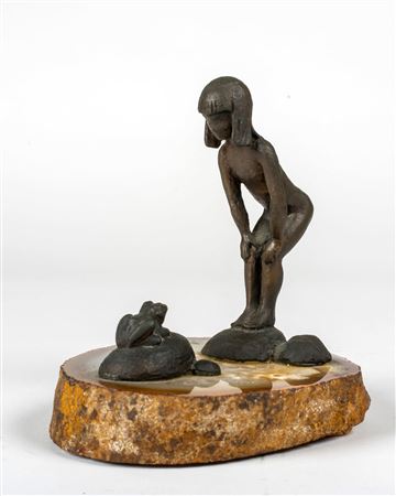 Girl with Frog