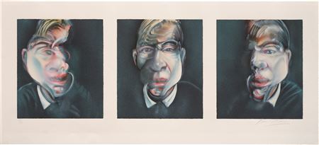 Trois études pour un autoportrait (after, Three Studies for a Self-portrait 1979) (S. 15, T. 11)