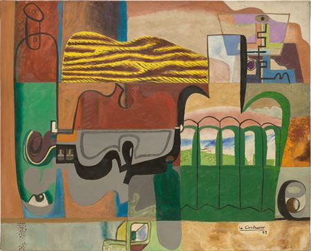 Nature morte à la bouteille et au violon