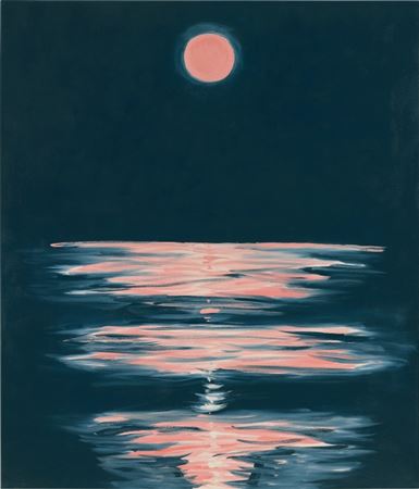 Moon (Silent Pink Light over Saint George's River)