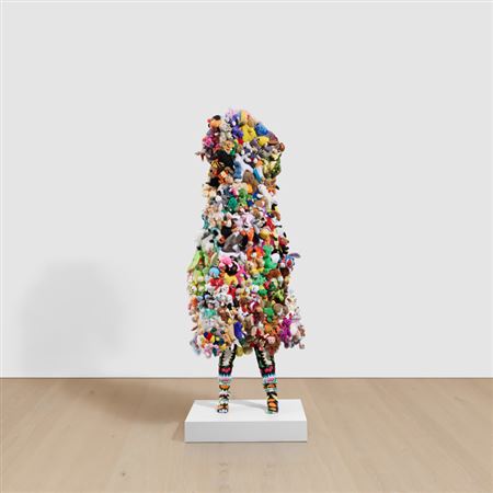 Sample artwork by Nick Cave (Born 1959), known for fabric sculpture, performance art, teaching - View similar artists and auction records