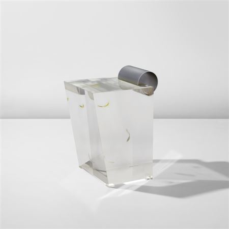 "Acrylic Stool," designed for the Spiral boutique, The Axis Building, Roppongi, Tokyo
