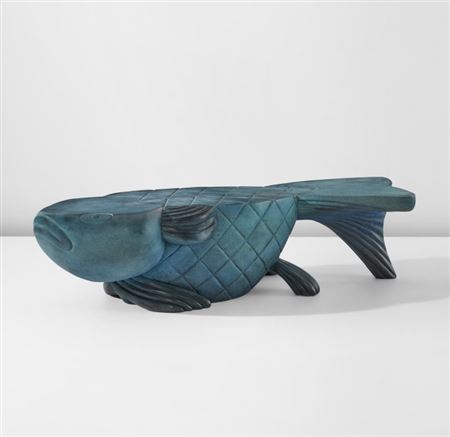 "Fish" bench by Judy Kensley McKie - Auction record, sale price, and art valuation. Compare with similar artists and explore comparable artworks.