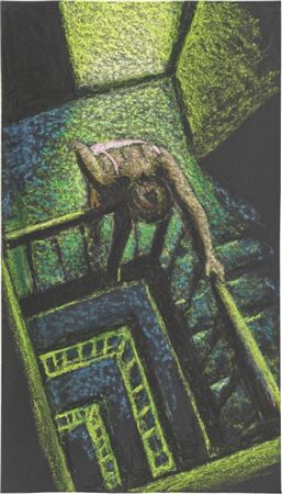 Woman on Stairs (Study for Etching)